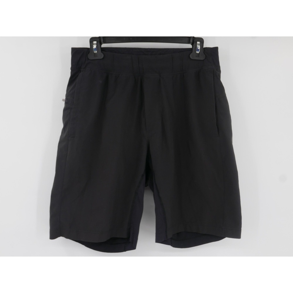 Lululemon Shorts Black Athletic Drawstring Lightweight 10 Inseam Gym Mens Medium